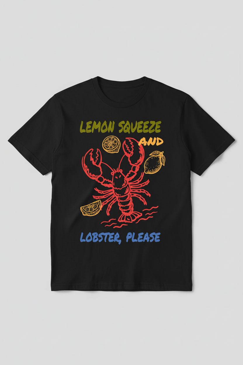 Lemon Squeeze & Lobster, Please – Coastal Foodie Tee