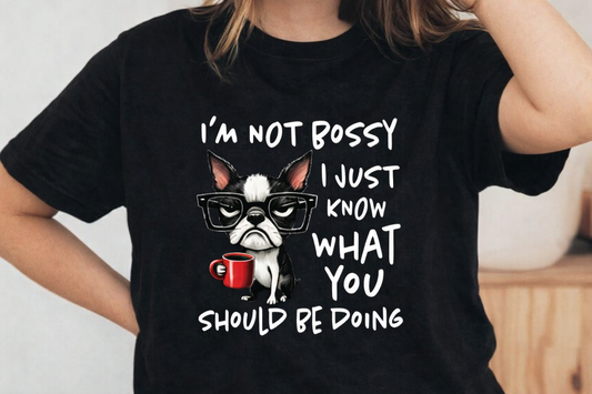 Too Tired To Care – Grumpy Dog Coffee T-Shirt