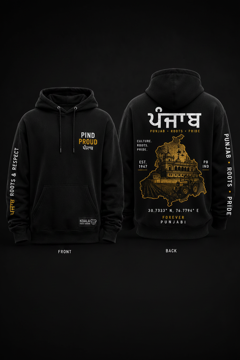 Punjab Roots & Pride Oversized Hoodie