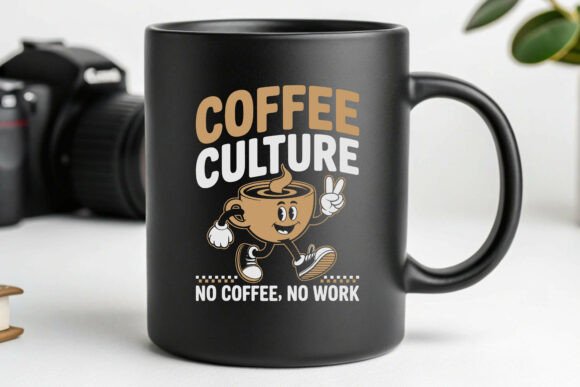 Coffee Culture – No Coffee No Work Mug