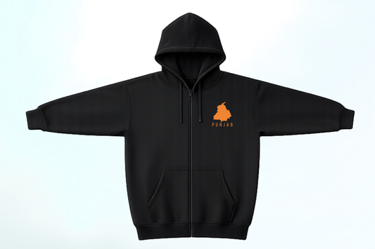 Panjab Heritage Hoodie - with Zipper