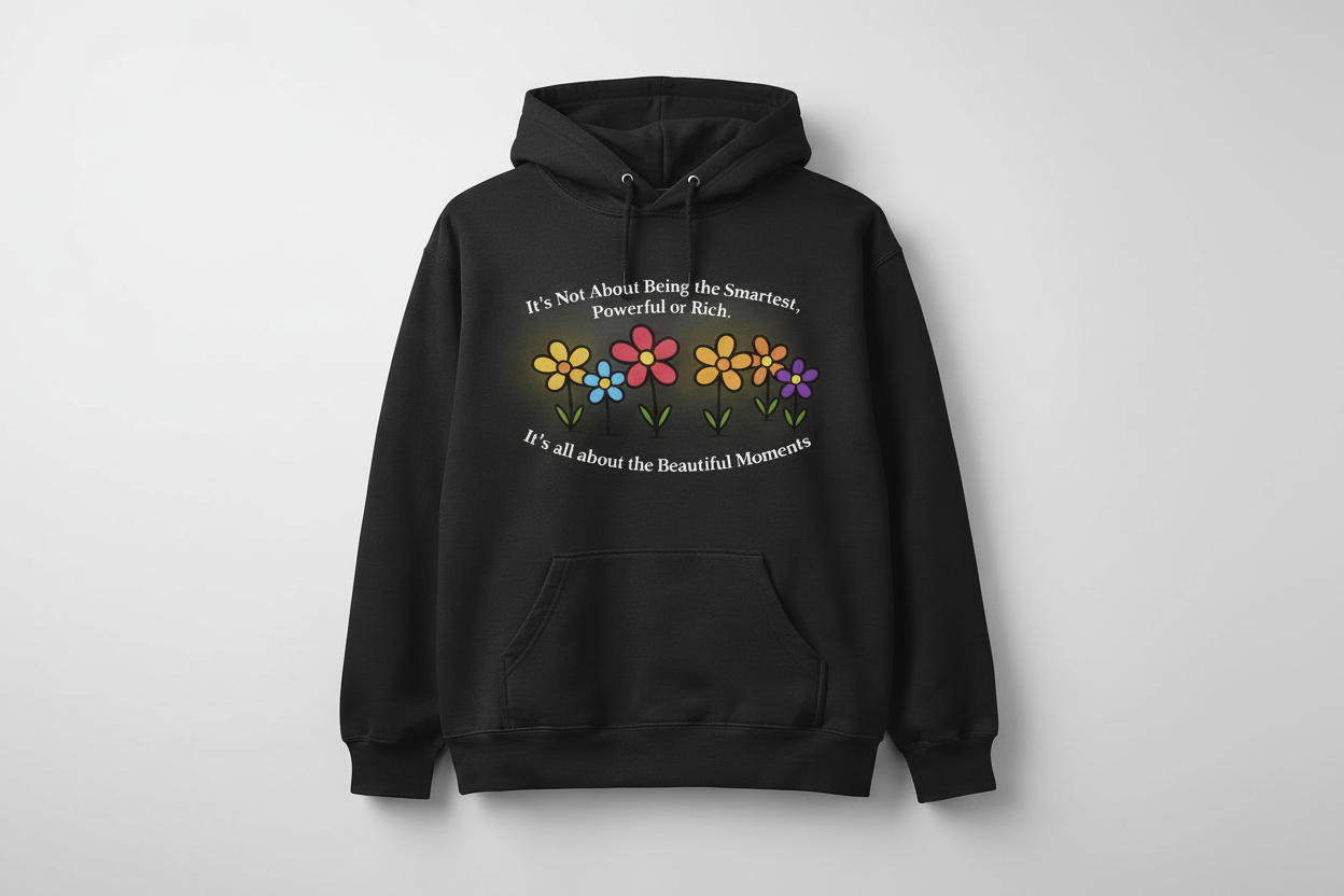 Beautiful Moments – Floral Inspiration Hoodie