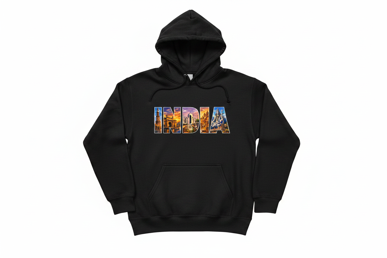 INDIA – Heritage Landmark Art Collection Hoodie