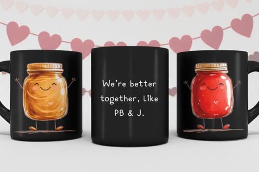 Better Together – PB & J Couple Mug