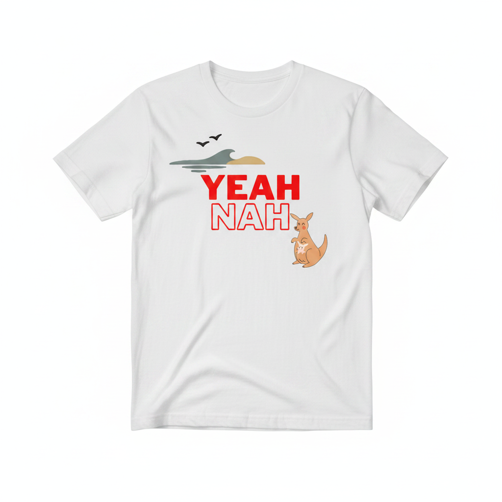 Yeah Nah – Classic Aussie Vibes Tee