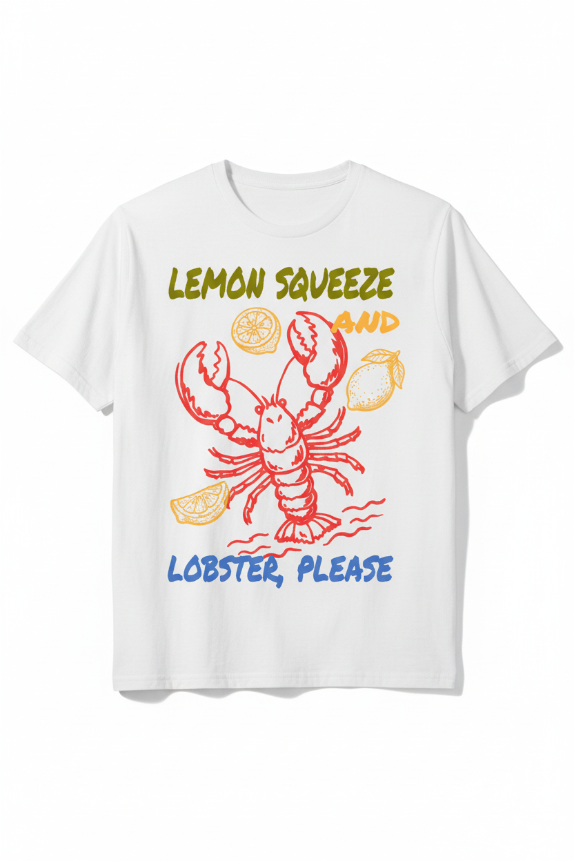 Lemon Squeeze & Lobster, Please – Coastal Foodie Tee