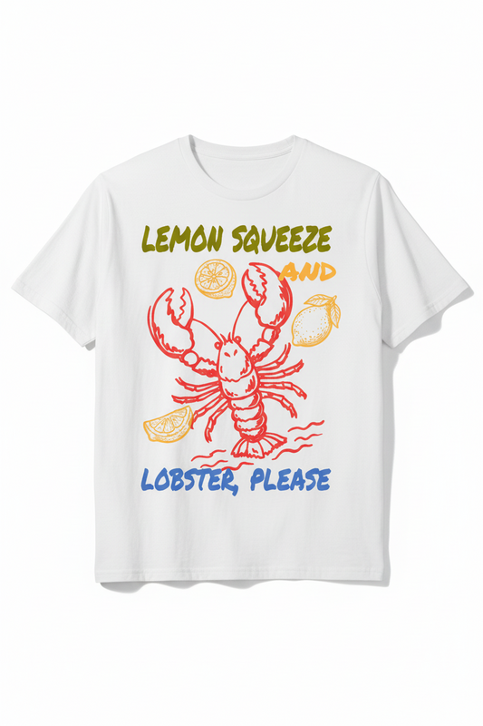Lemon Squeeze & Lobster, Please – Coastal Foodie Tee