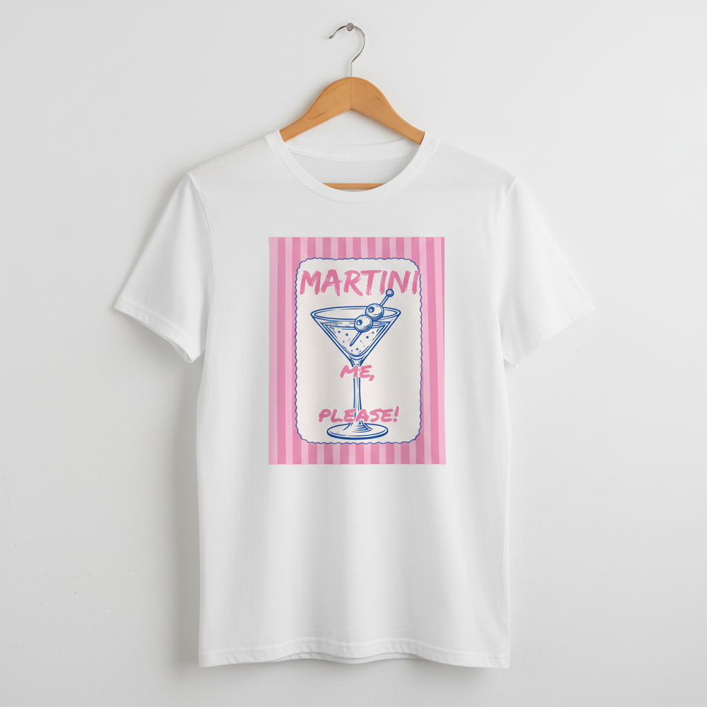 Martini Me, Please! – Retro Cocktail Tee