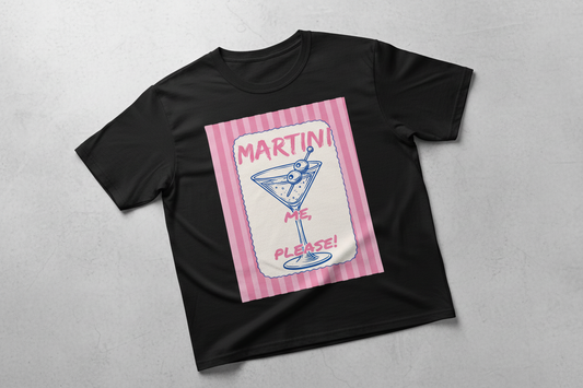 Martini Me, Please! – Retro Cocktail Tee