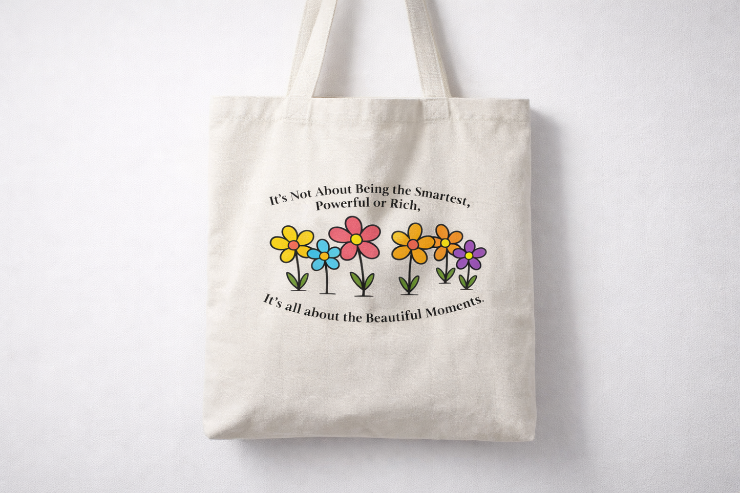 Beautiful Moments – Floral Inspiration Tote Bag
