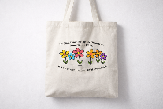 Beautiful Moments – Floral Inspiration Tote Bag