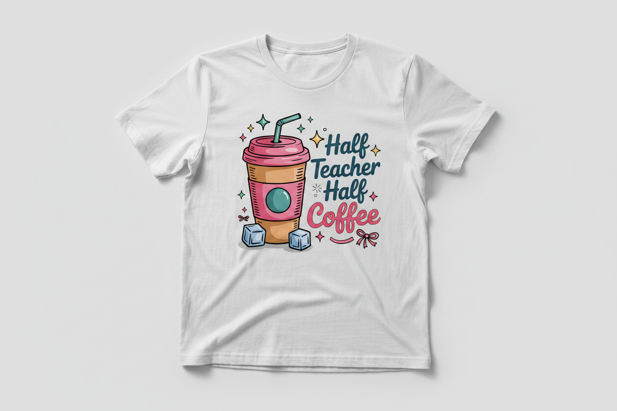 Half Teacher Half Coffee – Fun Teacher Life
