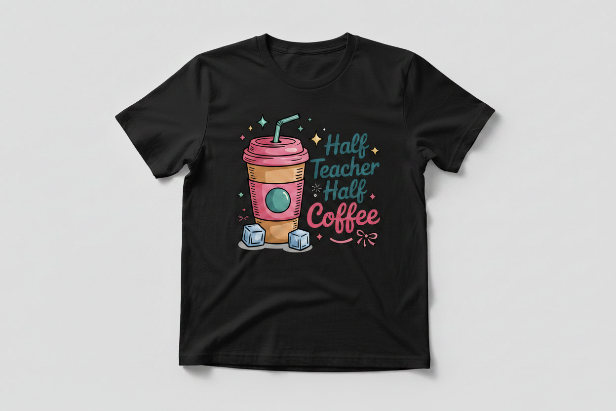 Half Teacher Half Coffee – Fun Teacher Life