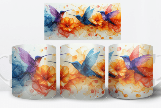 Custom Mugs Full Width Print