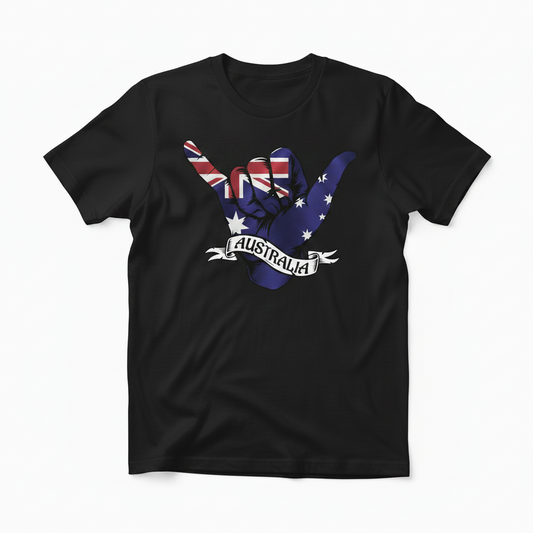 Aussie Shaka – Hang Loose Australia Tee
