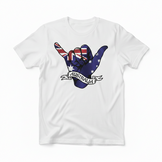 Aussie Shaka – Hang Loose Australia Tee