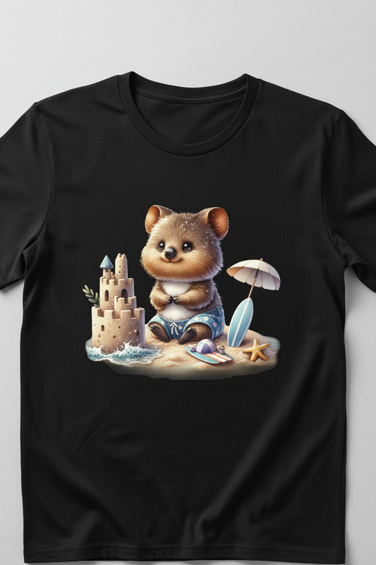 Beach Day Quokka – Sunny Aussie Vibes Tee
