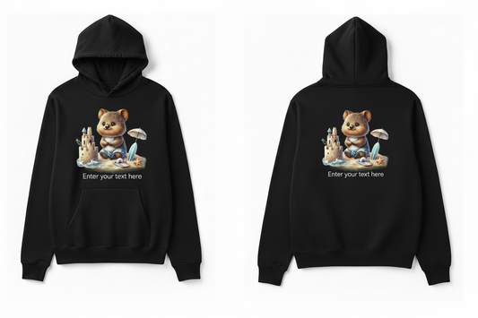 Beach Day Quokka – Sunny Aussie Vibes Hoodie