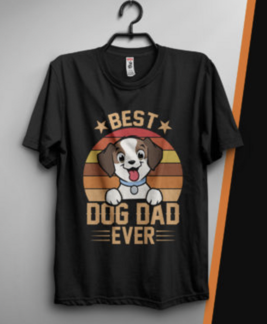 Dog Dad Classic – Vintage Sunset Tee
