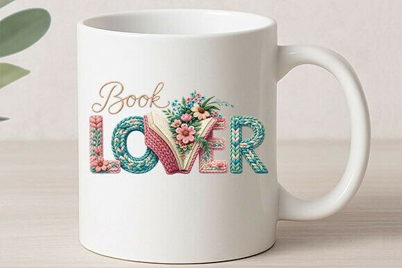 Book Lover – Floral Story Mug