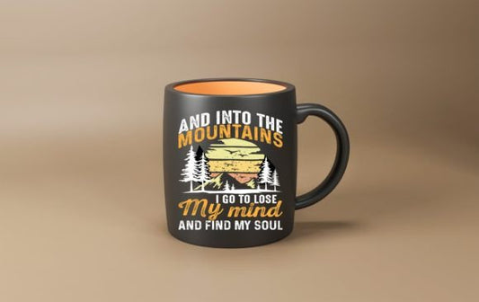 And Into the Mountains I Go Coffee Mug