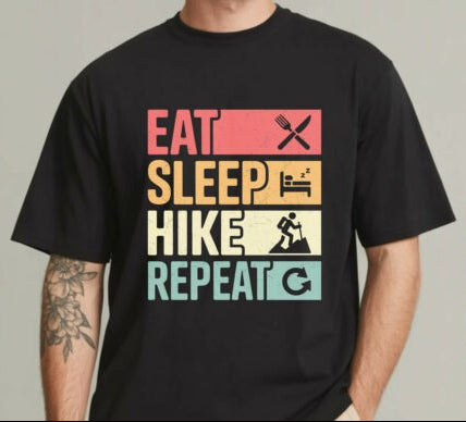 Eat Sleep Hike Repeat Tee