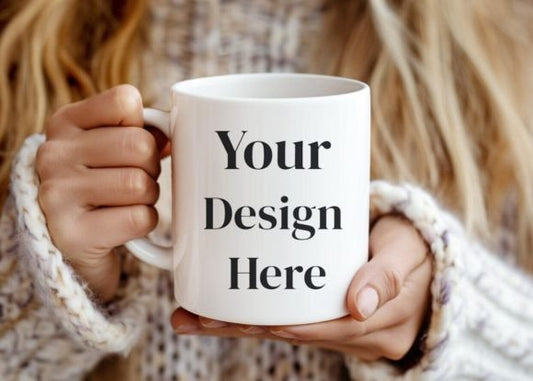 Custom Mugs - One Side Print Only