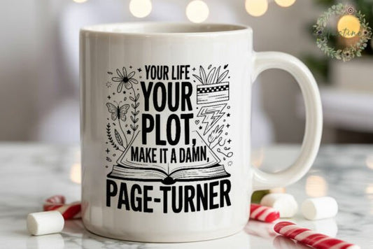 Your Life, Your Plot – Page‑Turner Mug