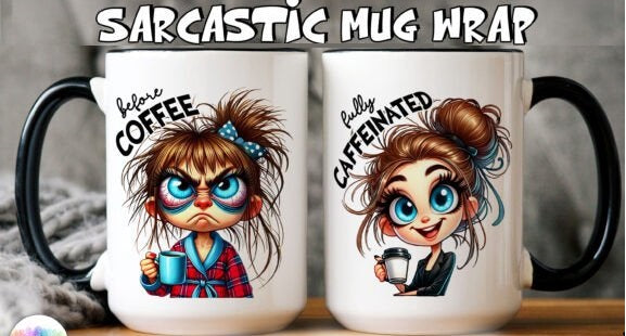 Custom Mugs Full Width Print