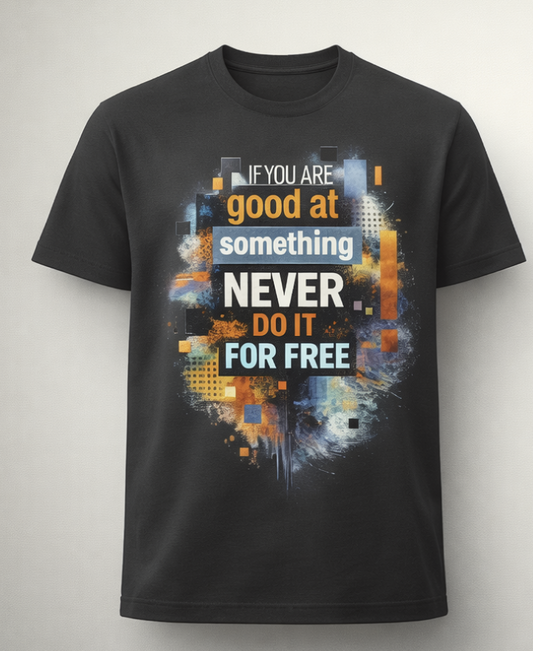 Never Do It for Free – Skill & Value Tee