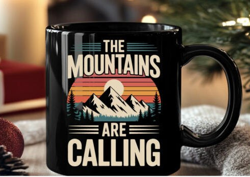 The Mountains Are Calling Mug