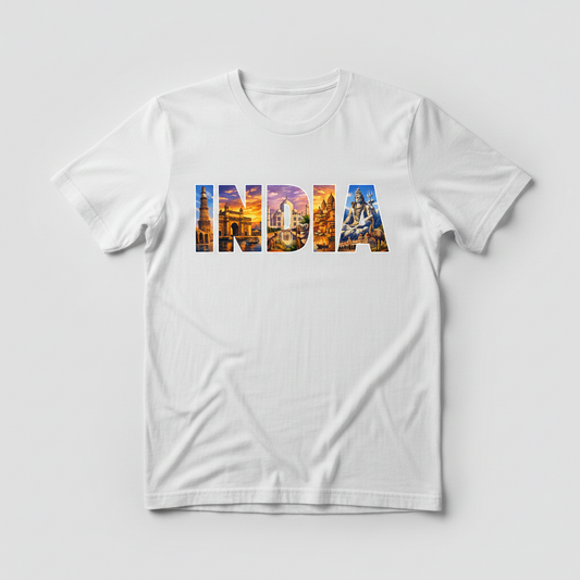 INDIA – Heritage Landmark Art Collection Tee