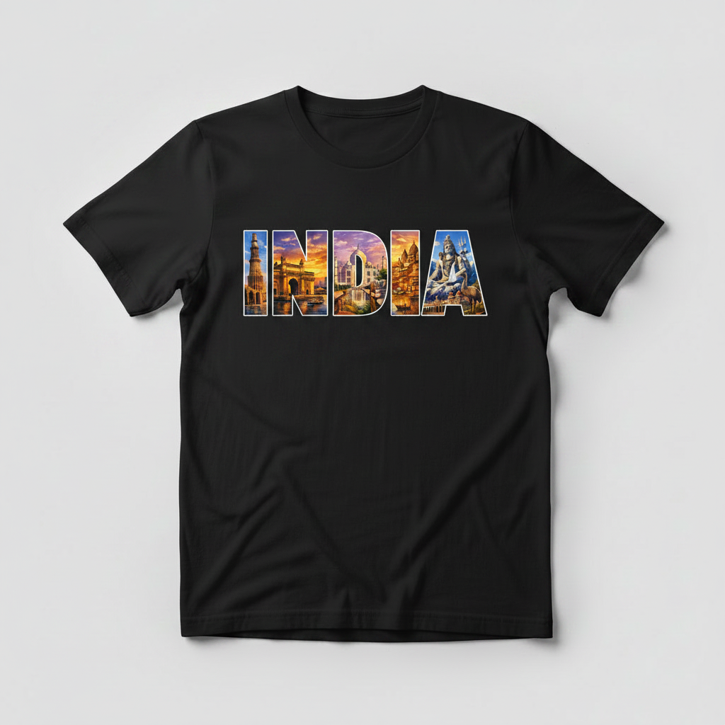 INDIA – Heritage Landmark Art Collection Tee