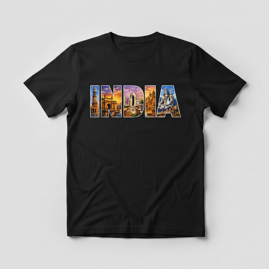 INDIA – Heritage Landmark Art Collection Tee