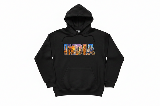 INDIA – Heritage Landmark Art Collection Hoodie
