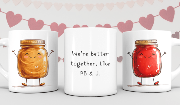 Better Together – PB & J Couple Mug